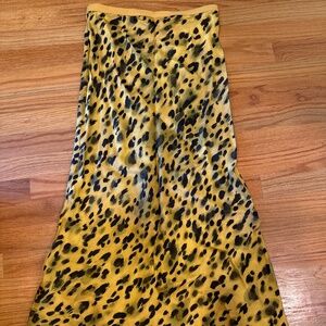 Anine Bing silk skirt NWT